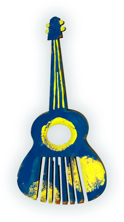 La guitare peinte, été