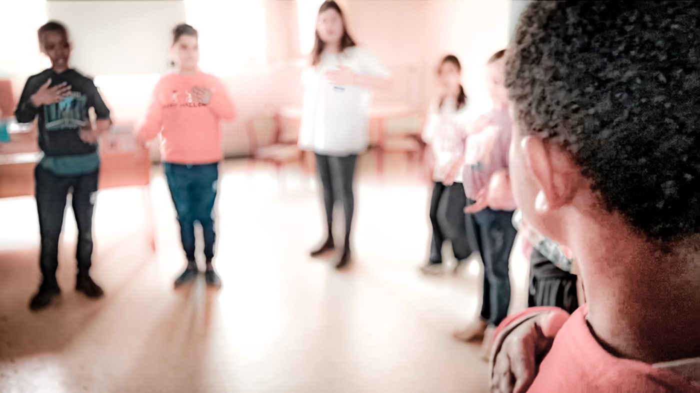 Danse et percussions corporelles avec des enfants