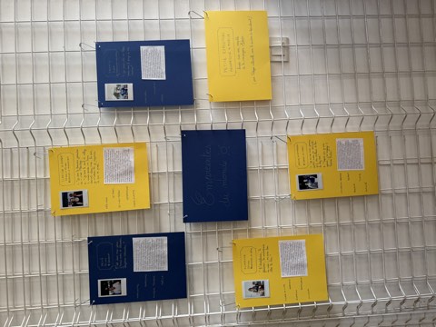Accrochage de l’exposition