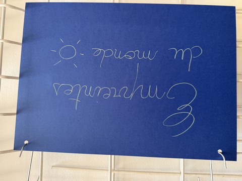 Panneau-titre de l’exposition